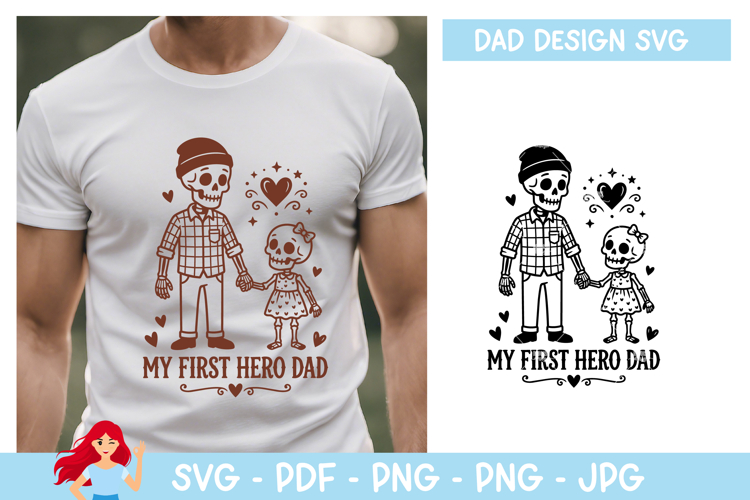 My first hero dad SVG, Dad SVG