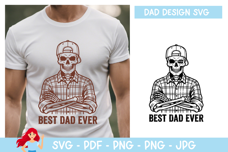 Best dad ever SVG, Dad SVG
