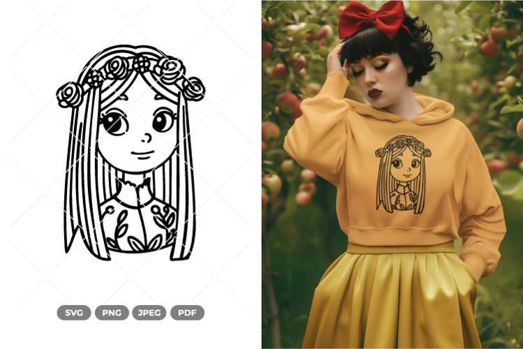 Princess SVG   Clipart