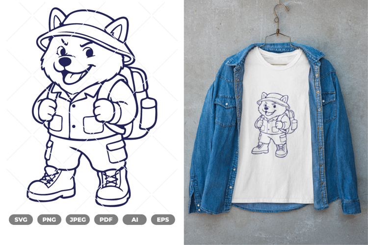 Cool Dog SVG & Clipart