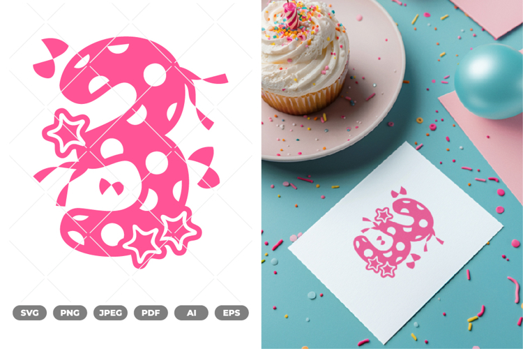 3rd Birthday SVG & Clipart