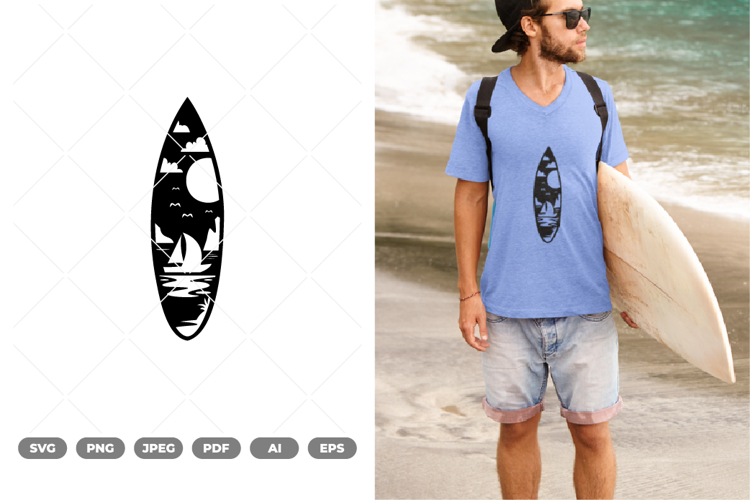 Surfboard SVG & Clipart
