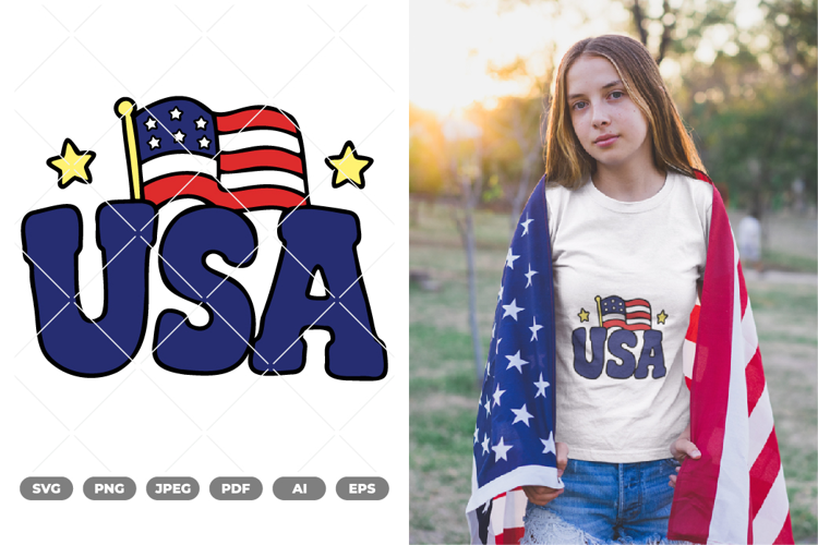 USA Colored SVG & Clipart