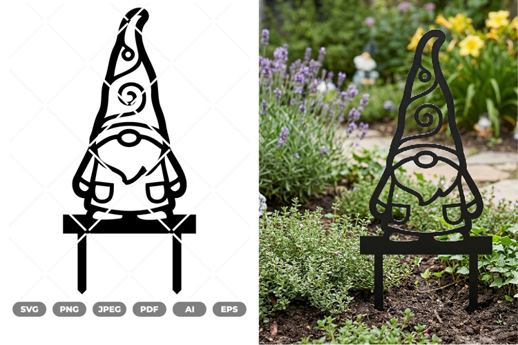 Kawaii Gnome SVG   Clipart
