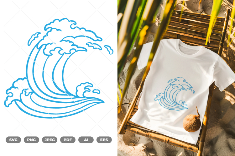 Wave SVG   Clipart