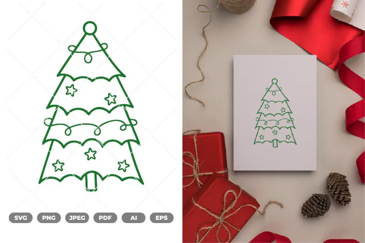 Christmas Tree SVG & Clipart