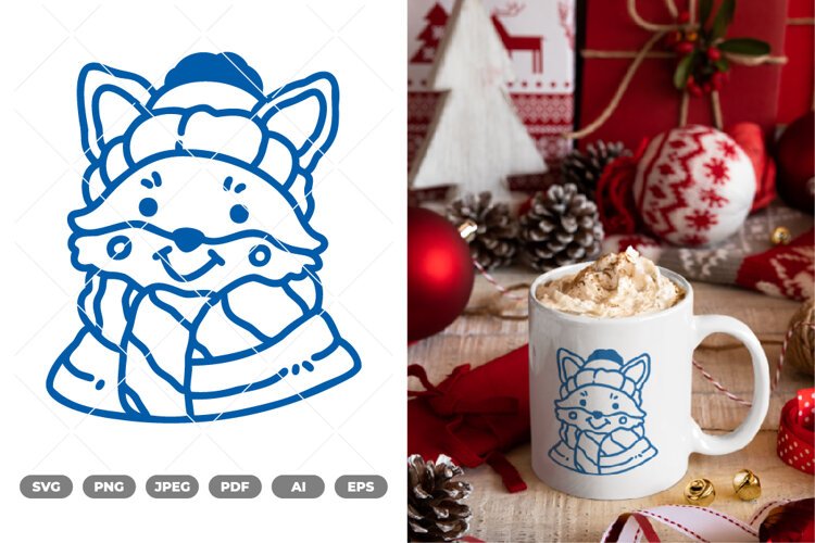 Winter Animal SVG & Clipart example image 1
