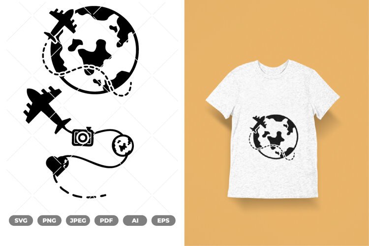 Traveling SVG & Clipart example image 1