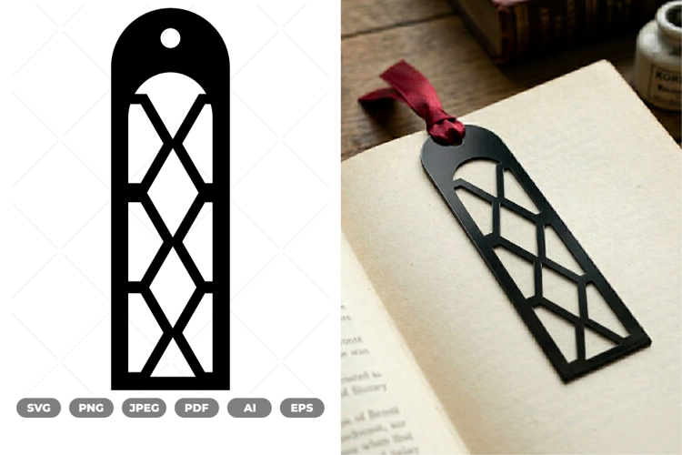 Geometrical Bookmark SVG   Clipart