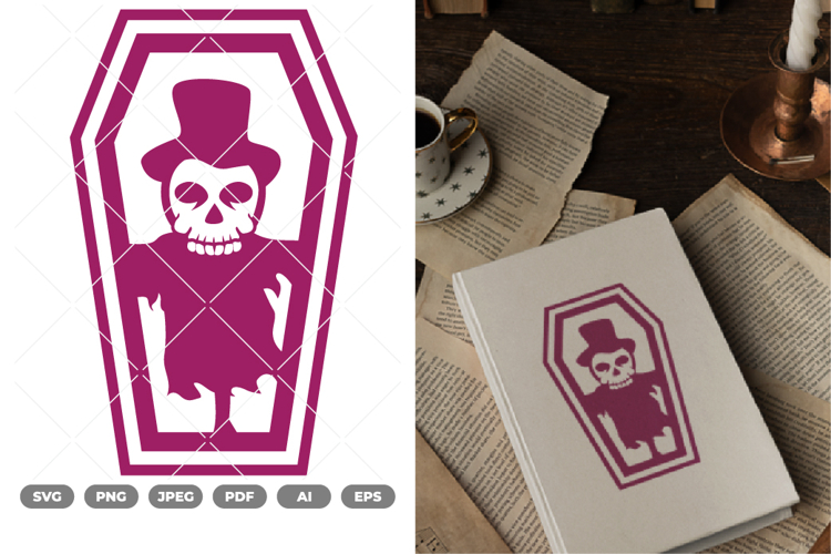 Coffin Clipart Image 5