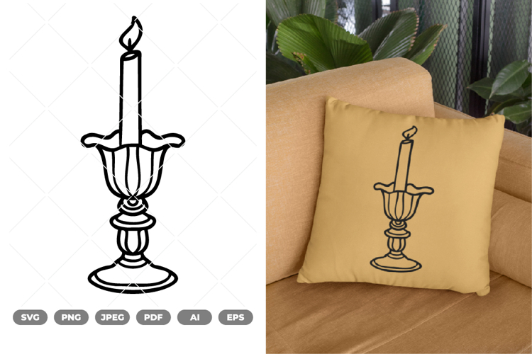 Candle Illustration Image 6