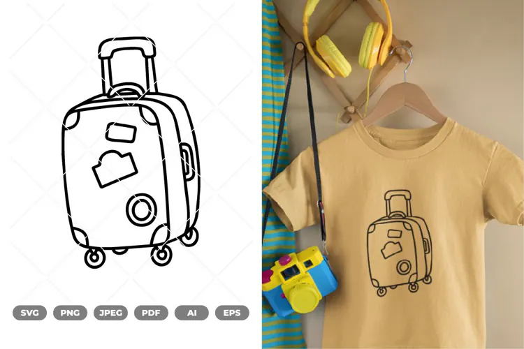 Traveling Doodle SVG & Clipart