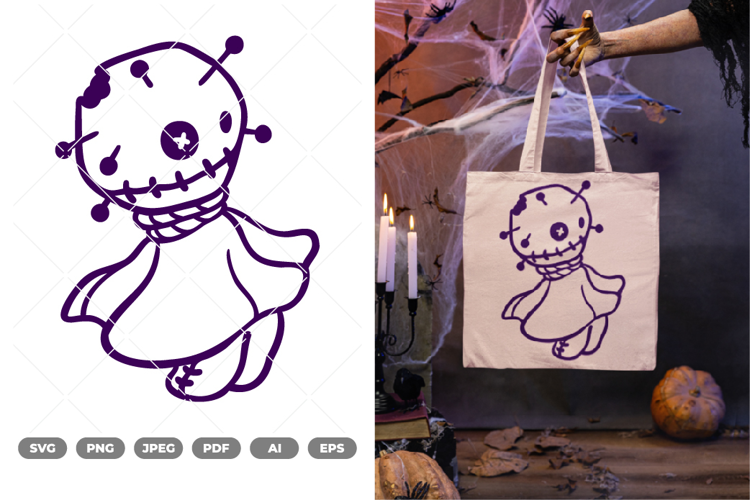 Voodoo Doll SVG & Clipart