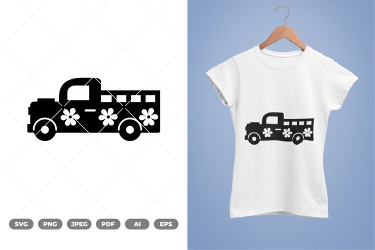 Silhouette Truck SVG & Clipart example image 1