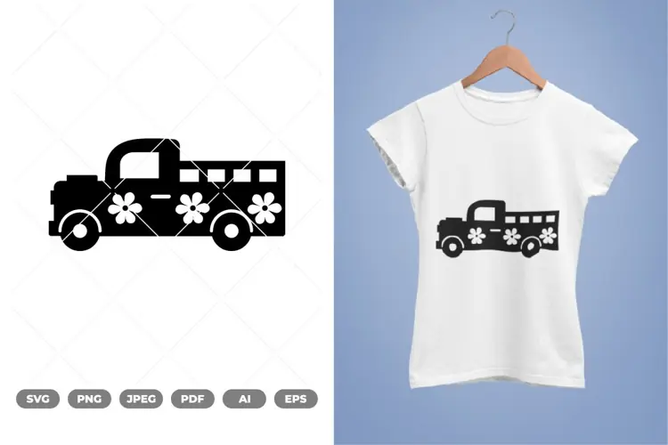 Silhouette Truck SVG & Clipart