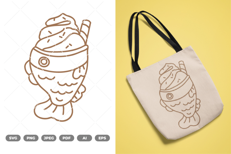 Taiyaki SVG & Clipart