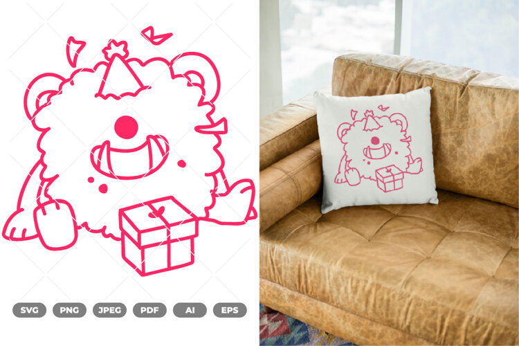 Monster SVG & Clipart example image 1