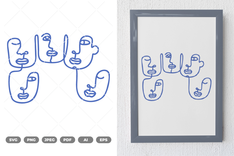 Faces SVG   Clipart