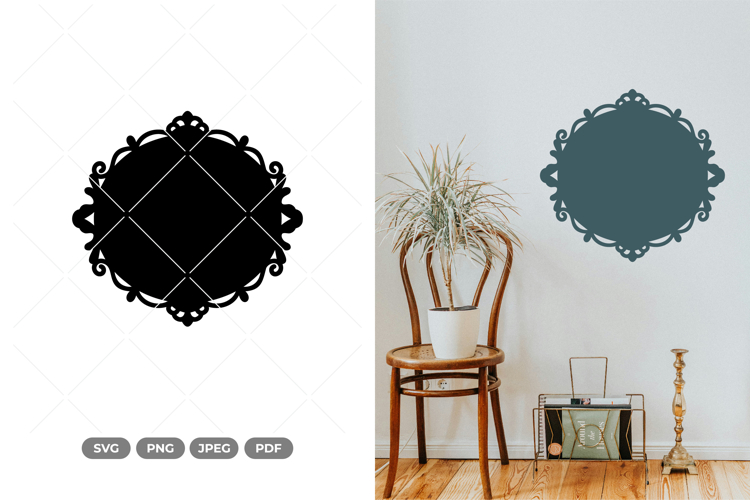 Vintage Ornament SVG & Clipart