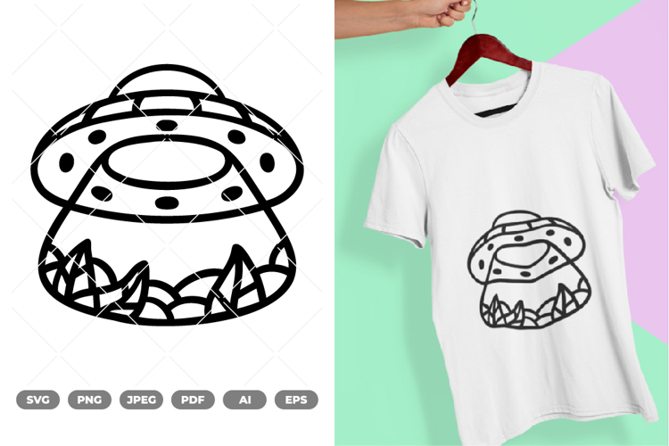 Spaceship Clipart Image 2