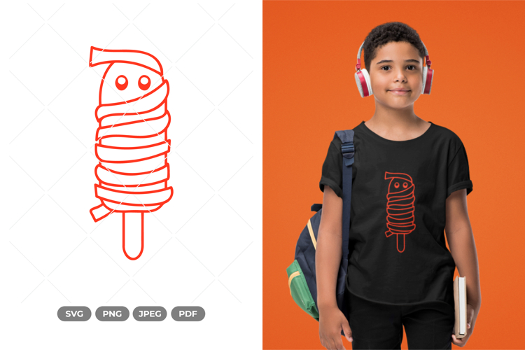 Halloween Ice Cream SVG & Clipart