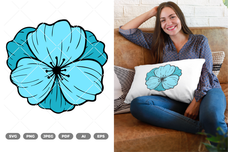 Flower Petal Colored SVG & Clipart