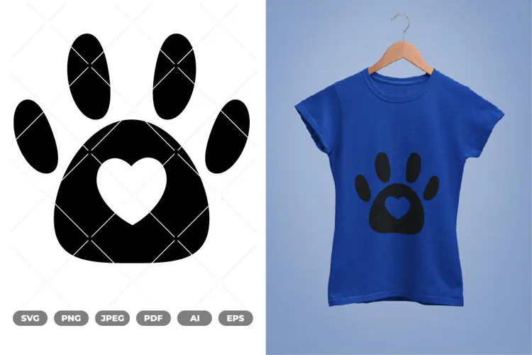 Pet Footprints SVG & Clipart