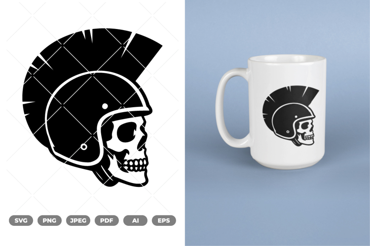 Rider Skull SVG & Clipart