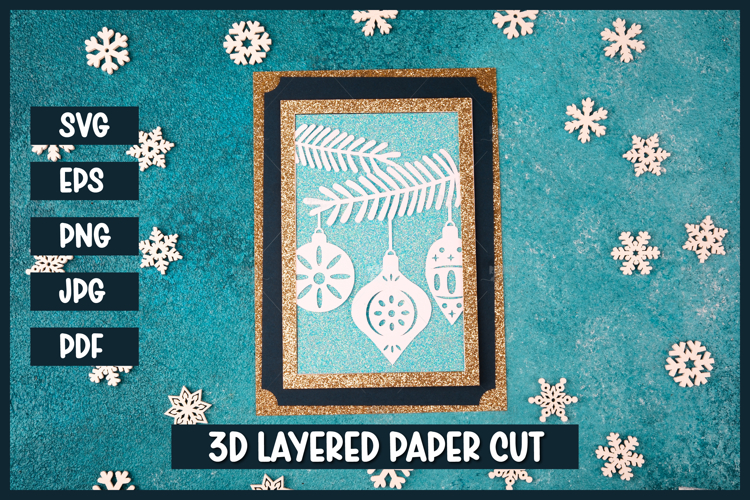 3D Christmas SVG Image 14