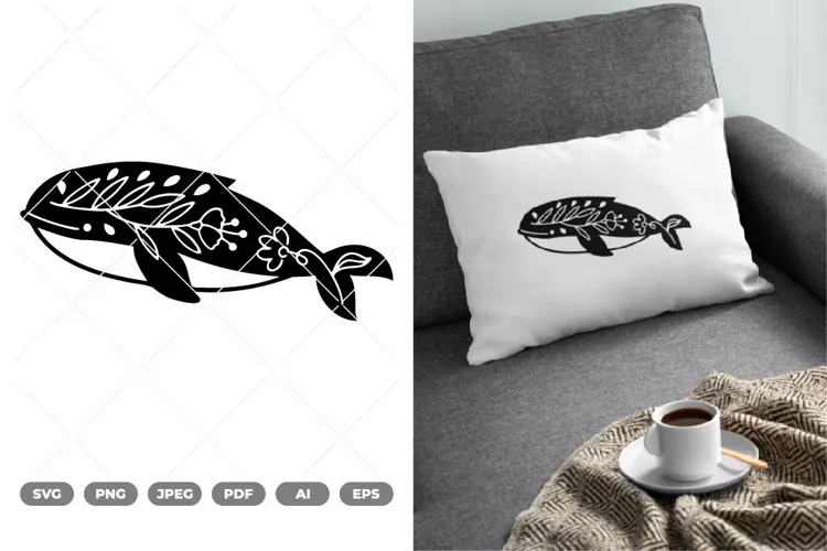 Floral Animal SVG & Clipart
