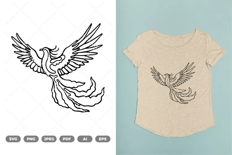 Flying Bird SVG & Clipart