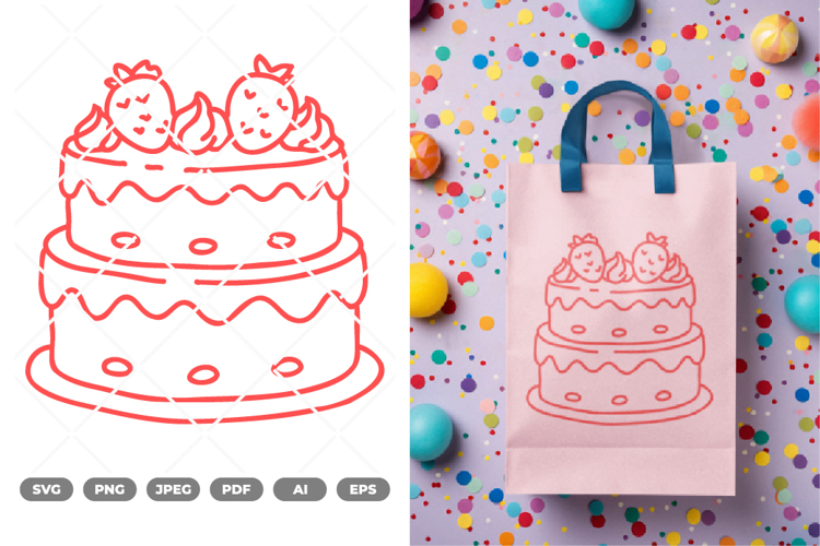 Birthday Cake SVG & Clipart