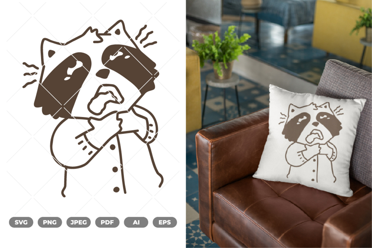 Raccoon Illustration Image 15