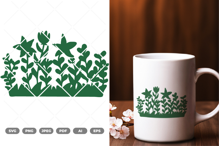 Flower Garden Clipart Image 18