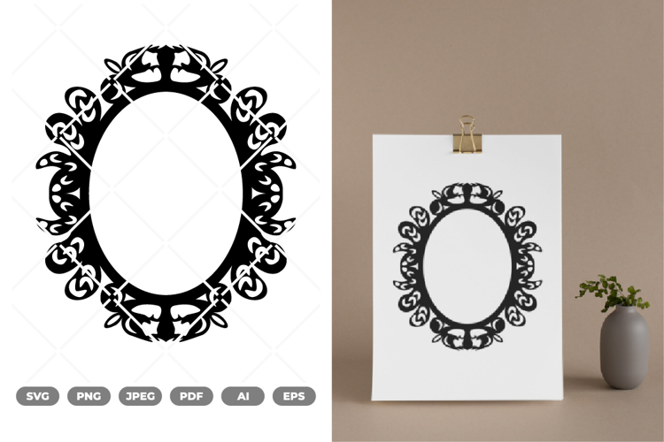 Vintage Frame SVG & Clipart