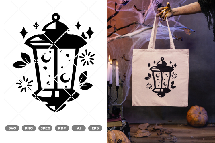 Celestial Lantern SVG & Clipart example image 1