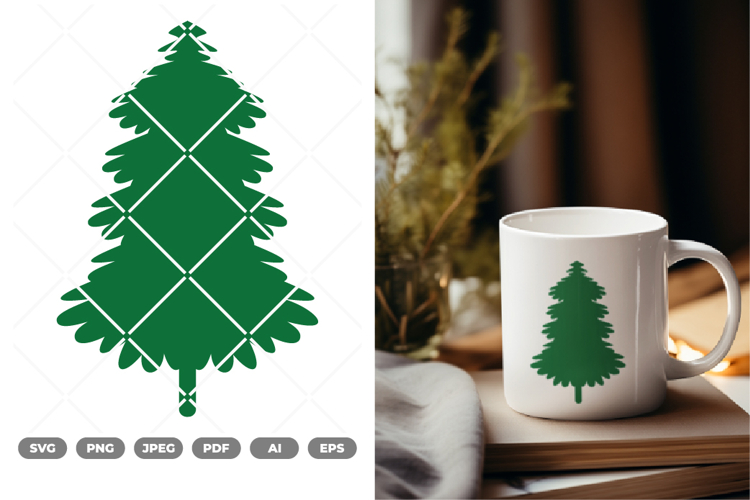 Pine Tree Vector Image 8