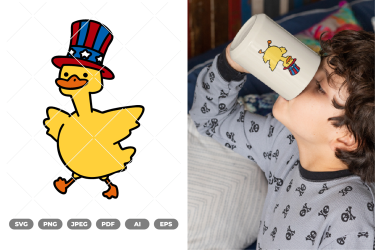 Duck Colored SVG & Clipart
