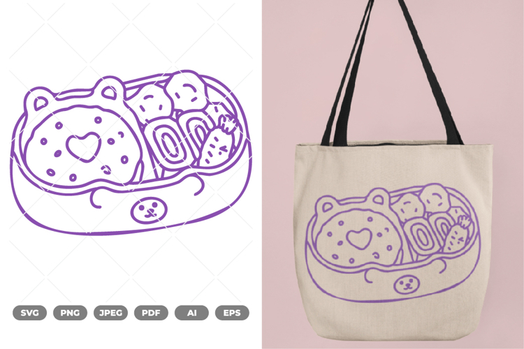 Bento Box SVG & Clipart