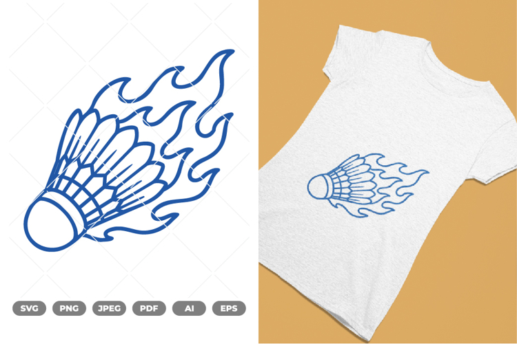 Shuttlecock SVG & Clipart