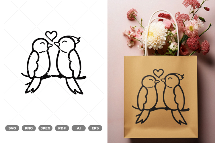 Love Bird SVG & Clipart