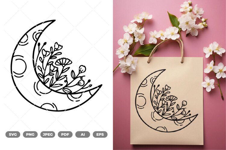 Wildflower SVG & Clipart example image 1