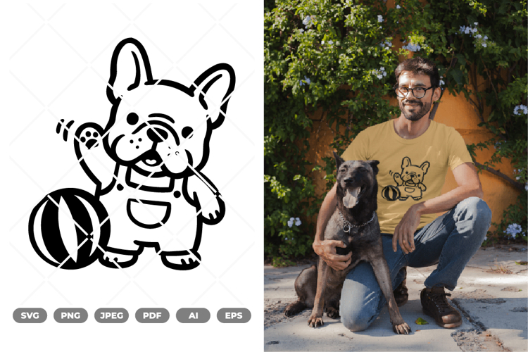 Bulldog Illustration Image 16