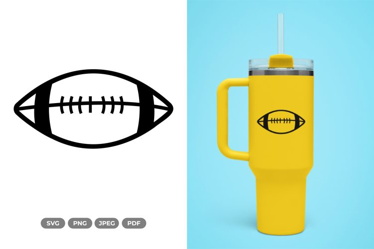 Football Doodle SVG & Clipart - Sport Ball Clipart