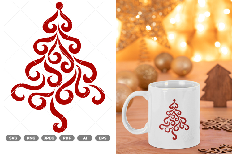 Christmas Tree SVG   Clipart