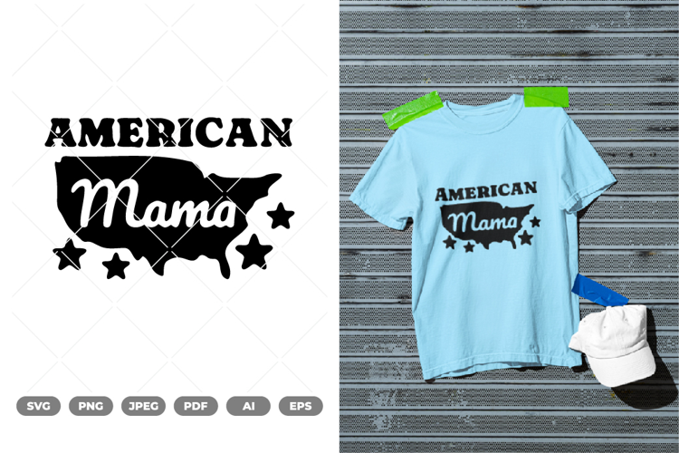 American Mama SVG & Clipart