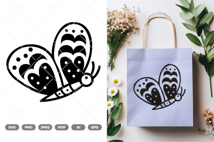 Butterfly SVG & Clipart example image 1