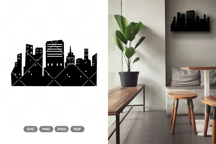 City Silhouette SVG & Clipart