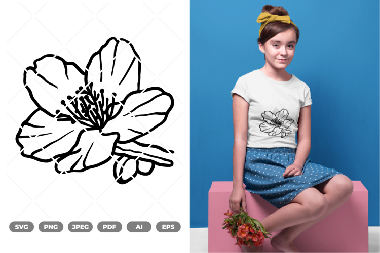 Flower Petal SVG & Clipart example image 1