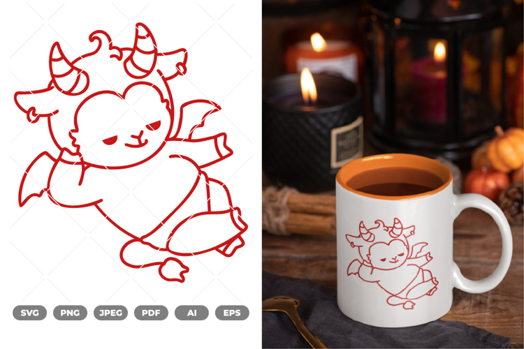 Little Demon SVG & Clipart